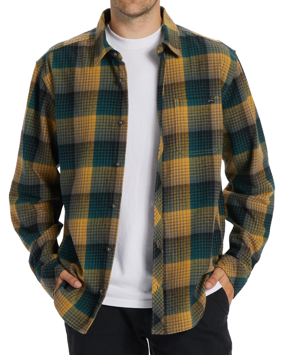 BILLABONG Coastline Flannel - Camisa de Manga Larga para Hombre