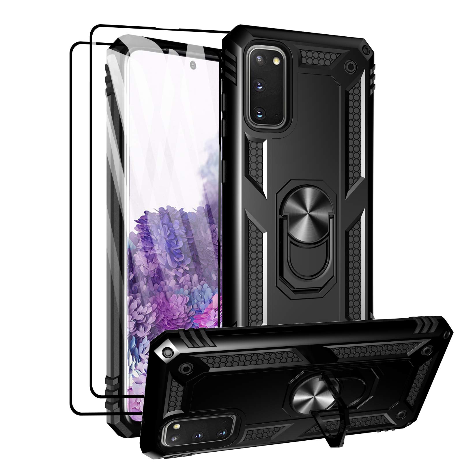 Amazon.com: Androgate for Samsung Galaxy S20 FE Case with Glass
