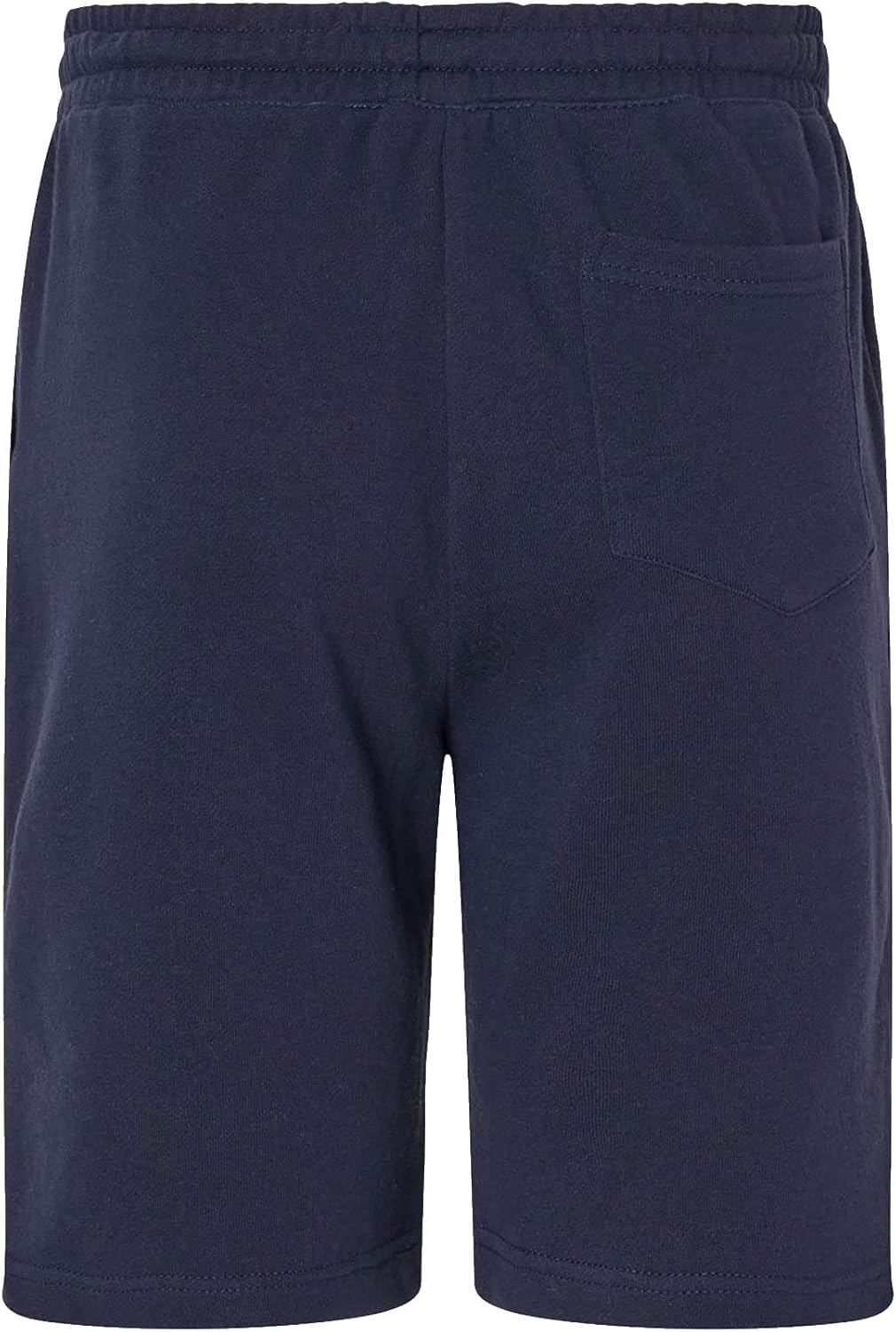 Germany Crest - Deutschland Fussball National Soccer Cup Men's Drawstring Fleece Sweat Shorts (X-Small, Navy Blue)