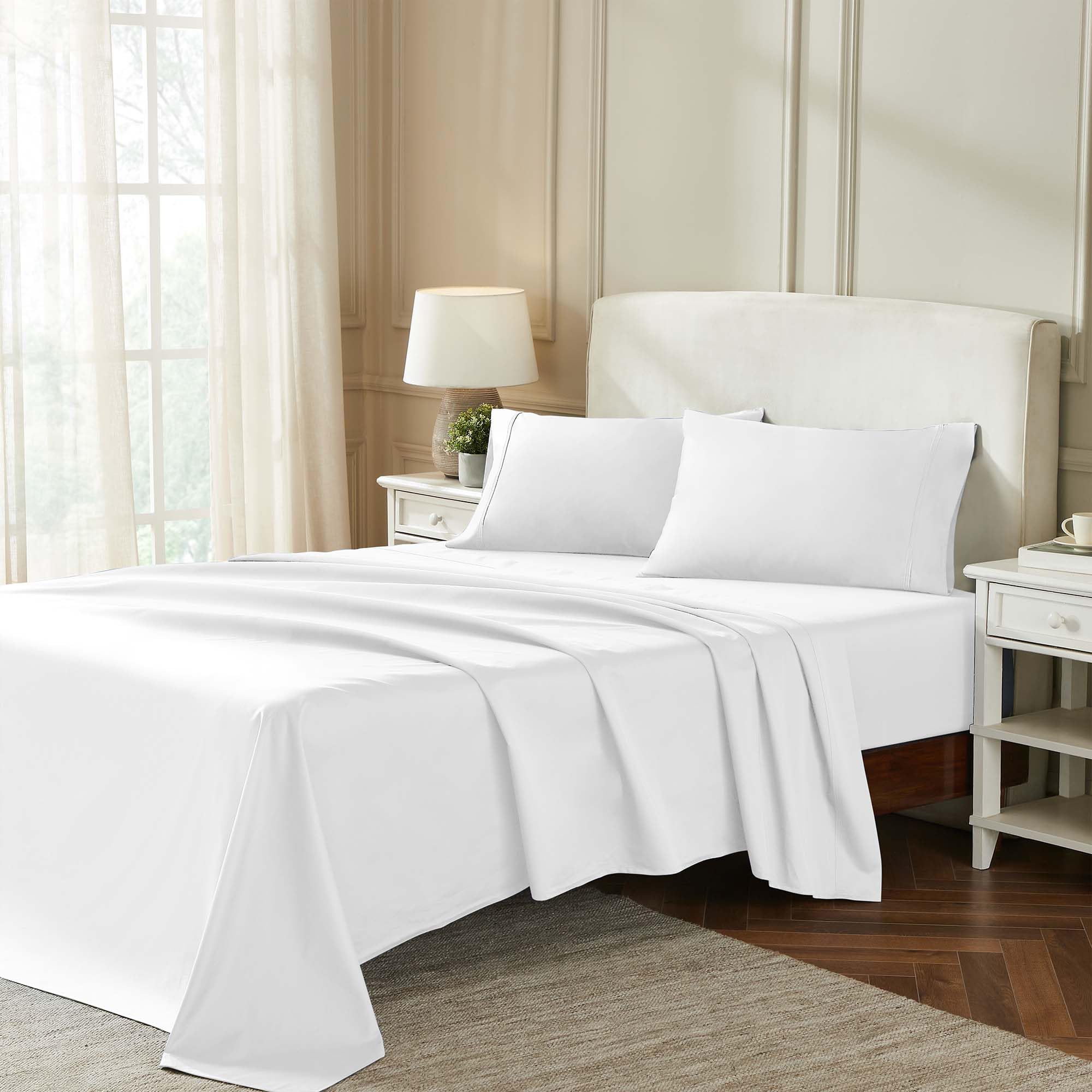 Parure de lit en coton égyptien doux pour transformer votre rituel sommeil