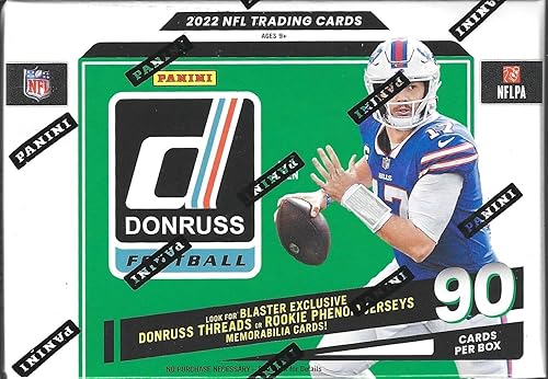 Miniatura 2 de 2022 Panini Donruss Football Trading Card Blaster Box (90 Cards)