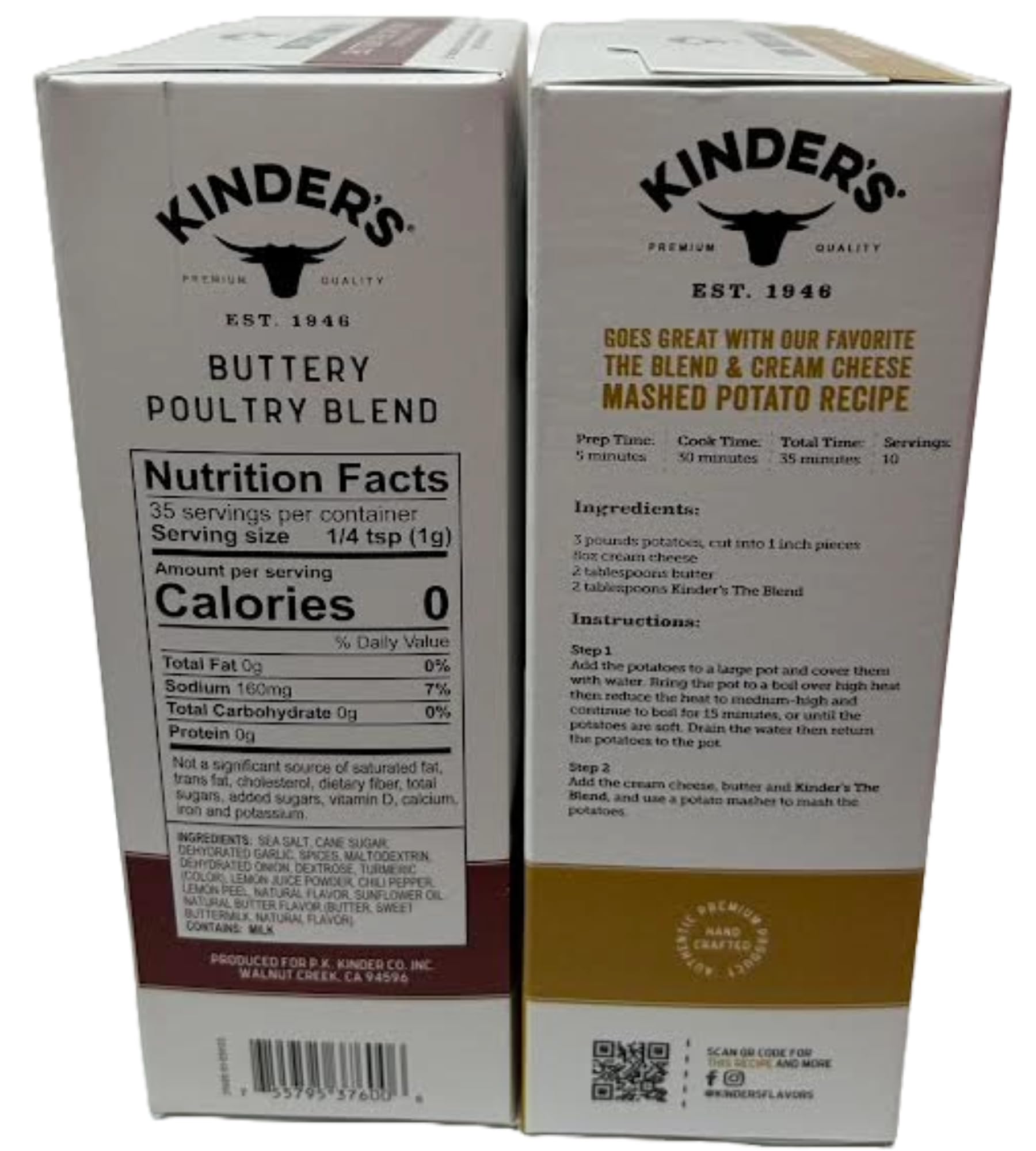 Kinders Seasoning Thanksgiving Bundle Includes Packets