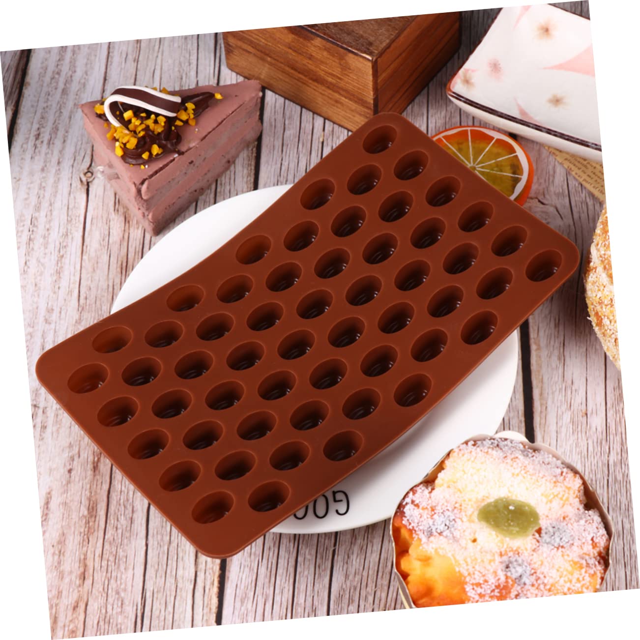 LIFKOME 3 Set Di in Silicone Non Sformabili Strumenti Di Cottura Creativi Per Caramelle Cioccolato Fatte in Casa 2 Pezzi * 3