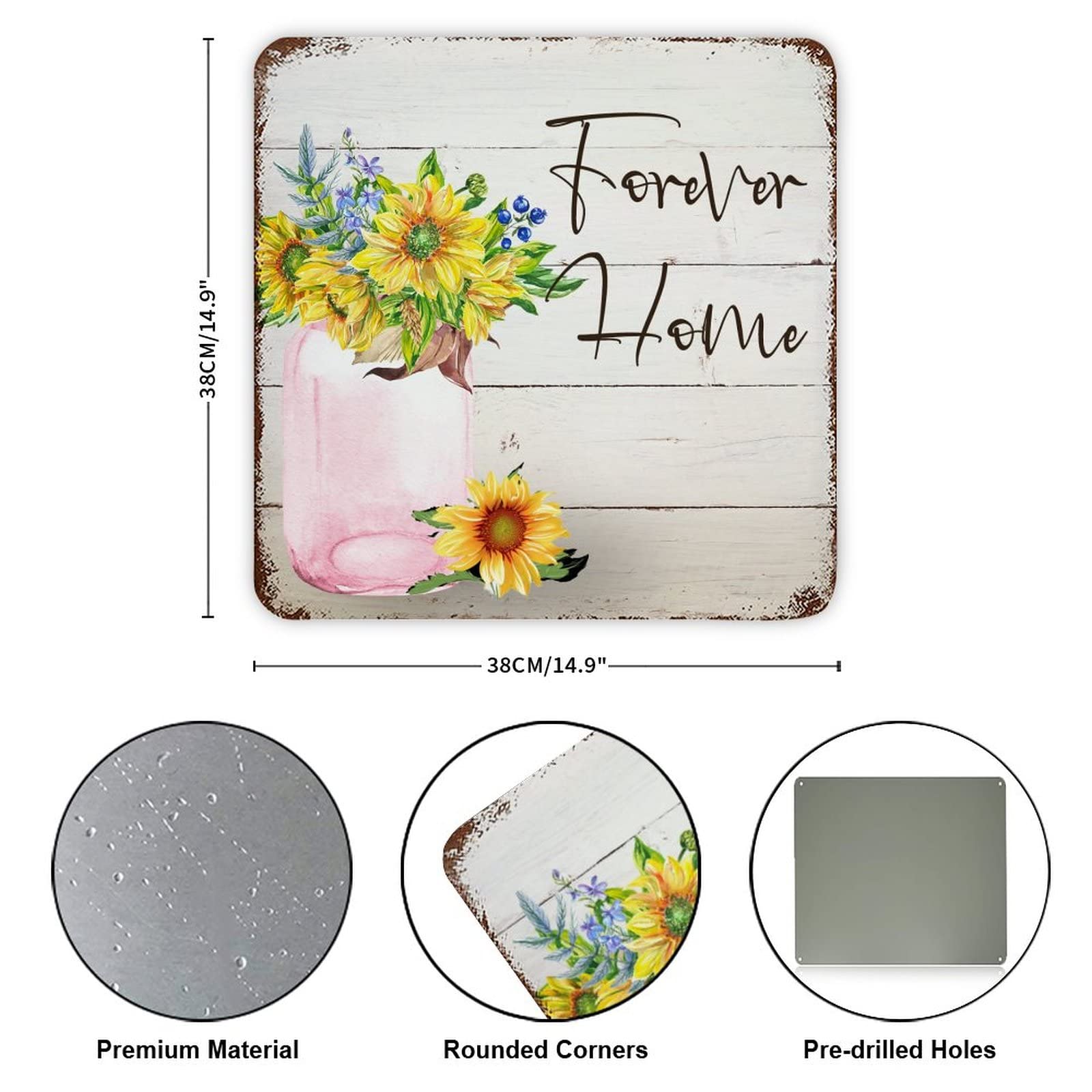 Targa In Metallo Vintage Con Stampa Botanica Tulipano – 30,5x40,6 Cm – Cartello Decorativo Per Parete, Impermeabile, Adatto A Casa E Giardino, Regalo Per Appassionati Di Fiori