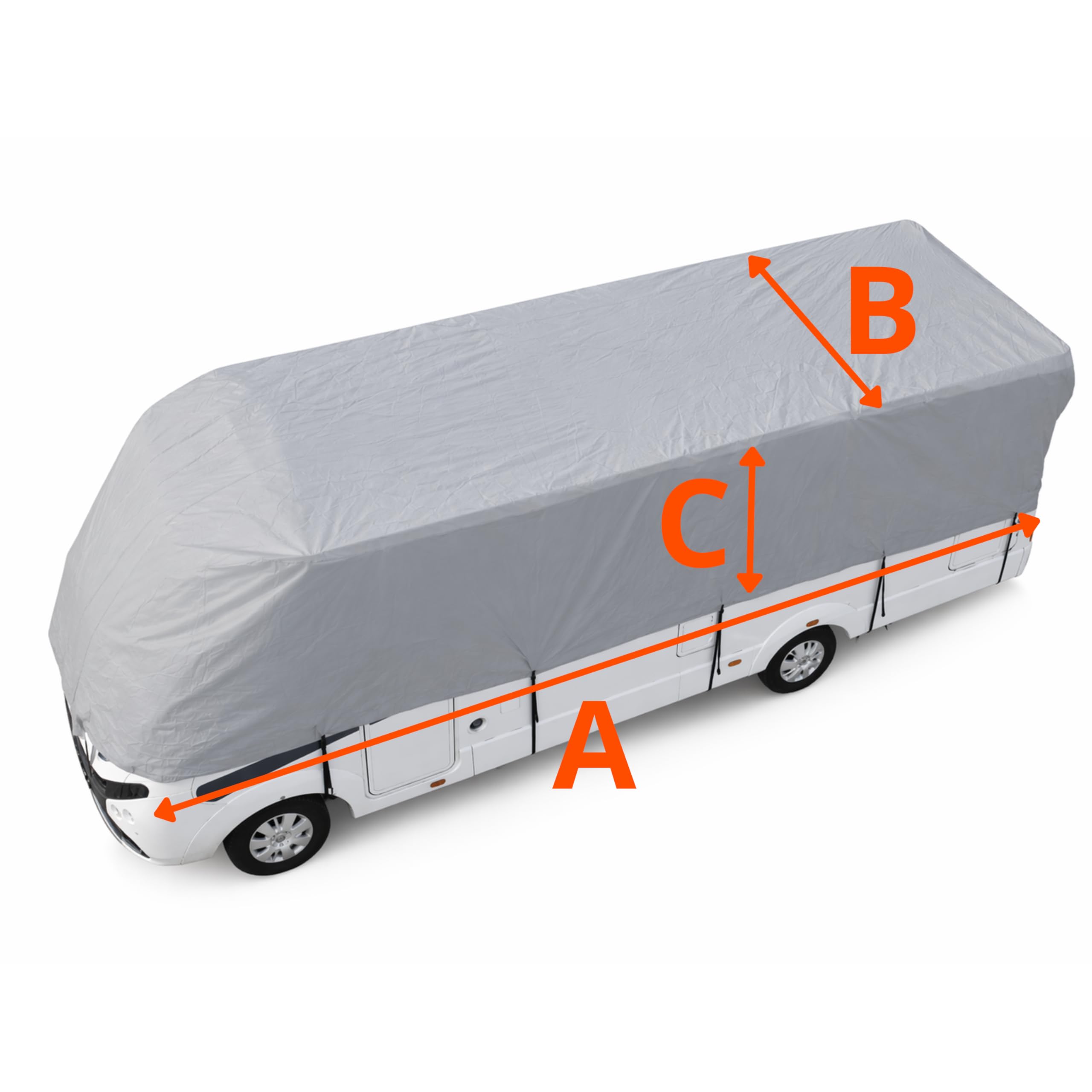 HBCOLLECTION mezza copertura per tetto per autocaravan, camper, furgone
