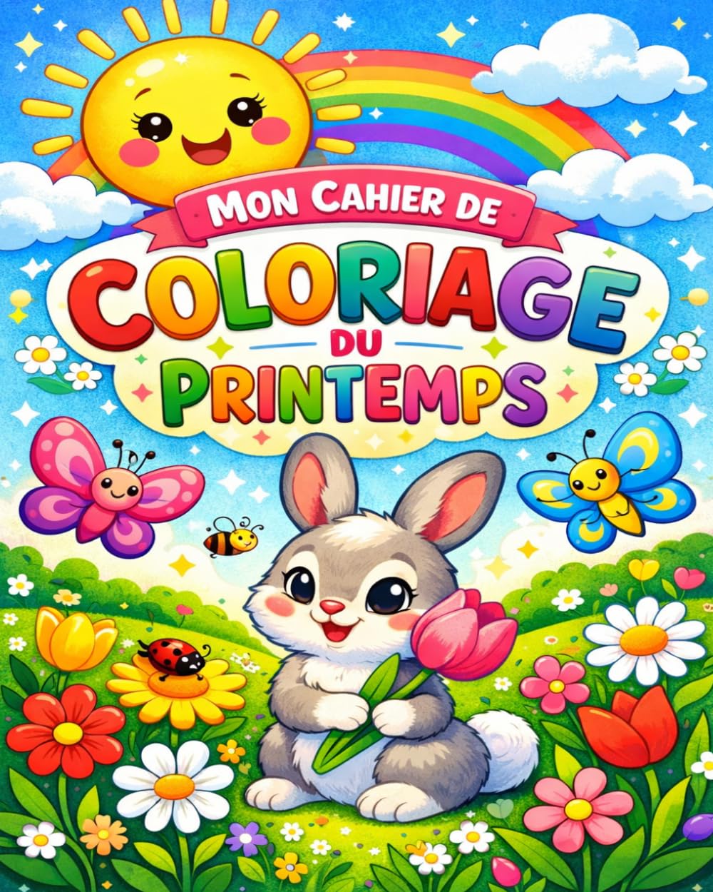Mon cahier de coloriage de printemps (Les saisons à colorier)