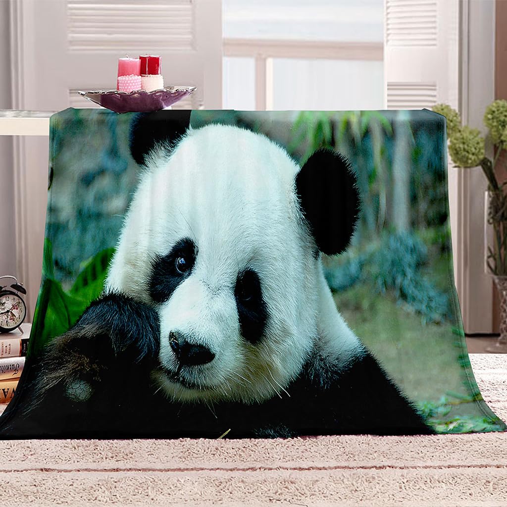 Panda Animales Mantas para Sofa 100 X 150 Cm Mantas De Lana Manta Termica Cama Cobijas De Invierno