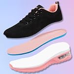 Chaussures de course Coussin Femmes Trainers de marche Léger Respirant Mesh Athletic Sneakers Femmes Sports Chaussures de tennis