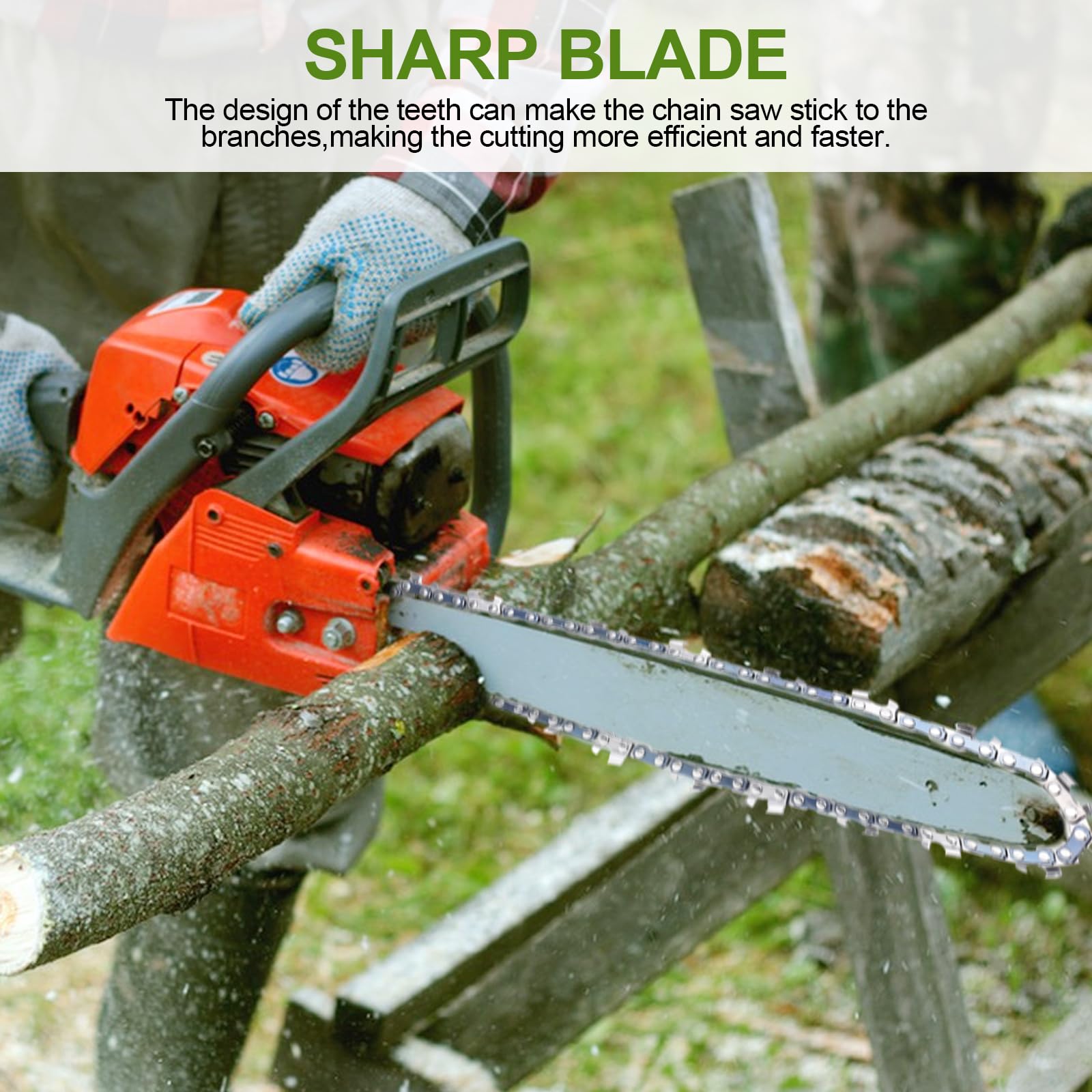 Catene Per Motosega Da 6 Pollici - Set Di 4 Con Affilatrici | Compatibile Con Mini Motoseghe - Foto 7