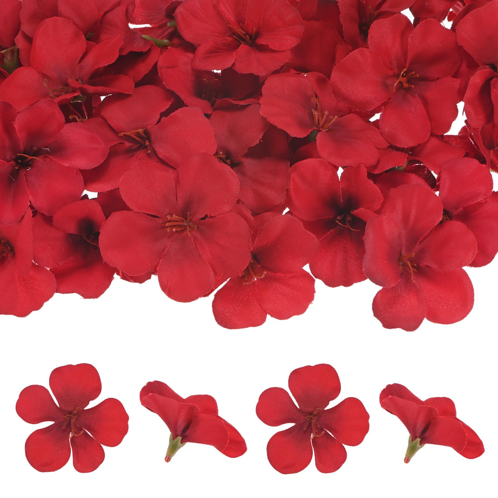 M METERXITY 100-Pack Artificial Orchid Flower Heads