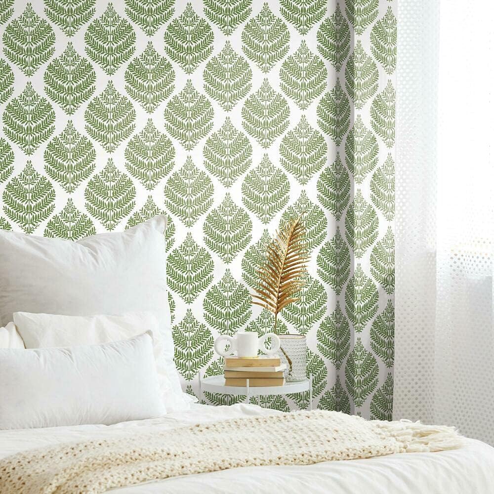 RoomMates RMK11513WP Hygge Fern Damask Green Peel South Africa Ubuy