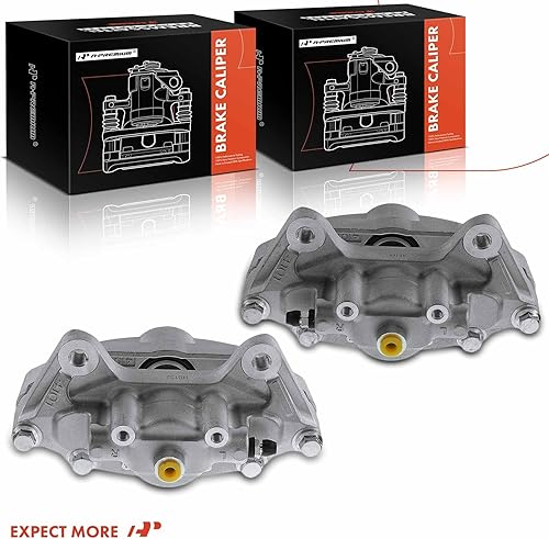 Miniatura 8 de A-Premium Conjunto de pinza de freno de disco compatible con Infiniti Q50 Q60 Q70 G37 QX70 Nissan 370Z 2009-2018 Trasera izquierda y derecha 2 piezas