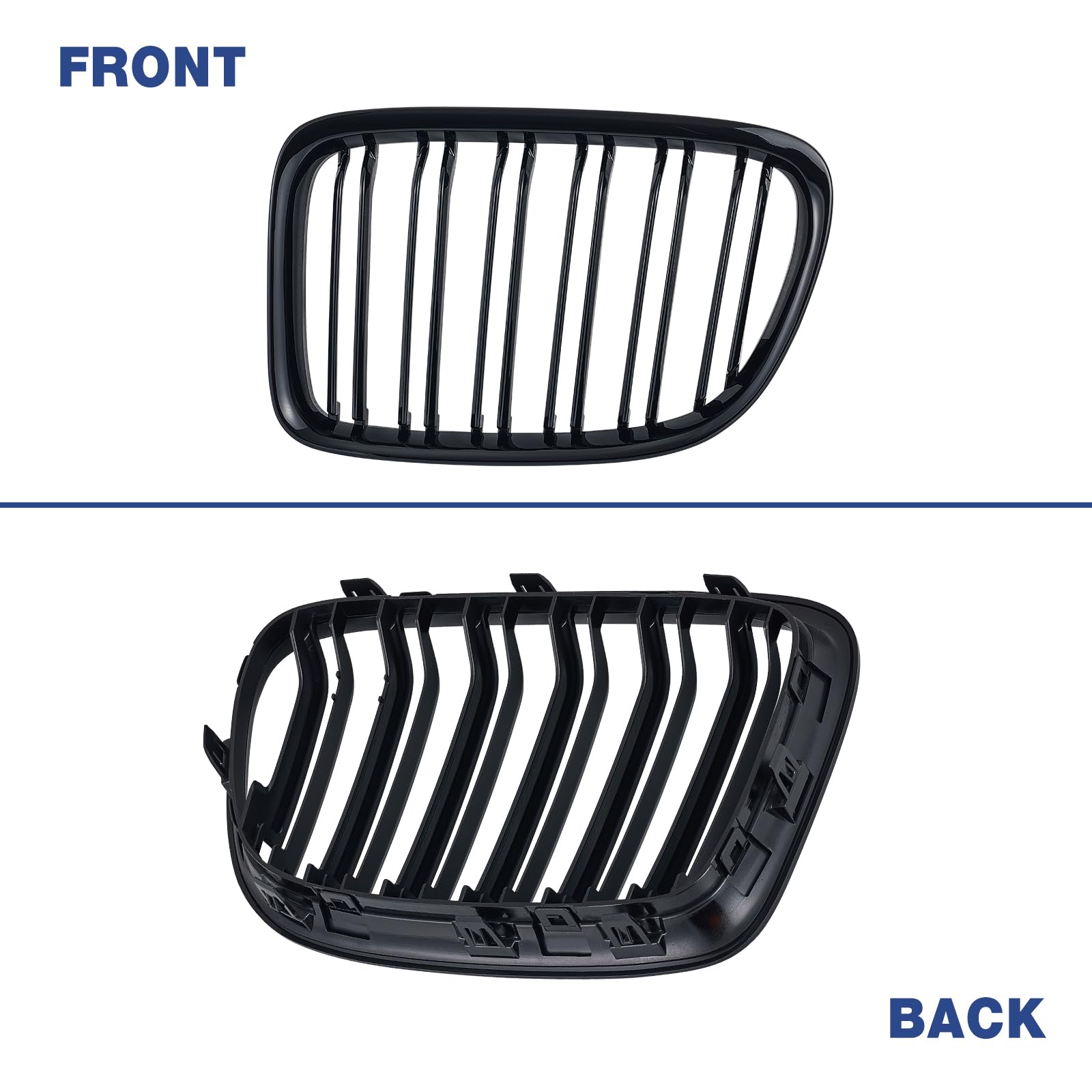 Sport Grille Geschikt Voor Mercedes X247 GLB-Klasse Panamericana GT Zwart Zwart Amg Logo