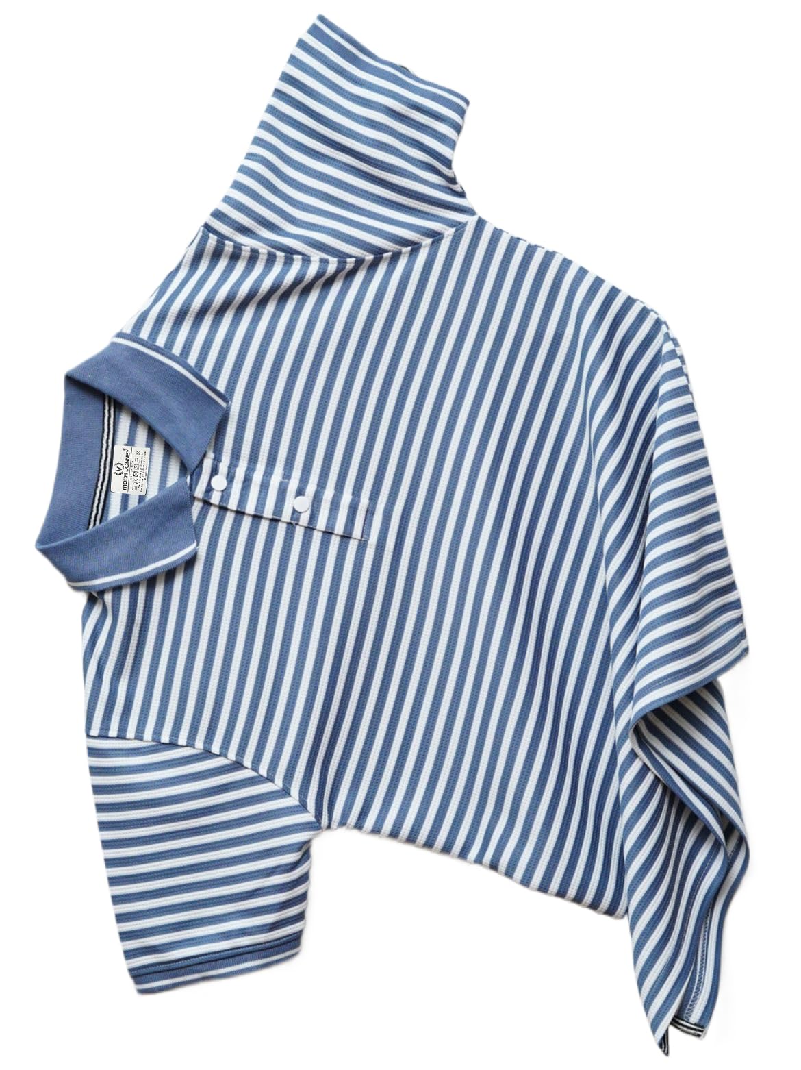 Men's Striped Cotton Rich Collar Neck T Shirt | Collar Tshirts | Half Sleeves | Striped-Regular Fit-MM423-nw