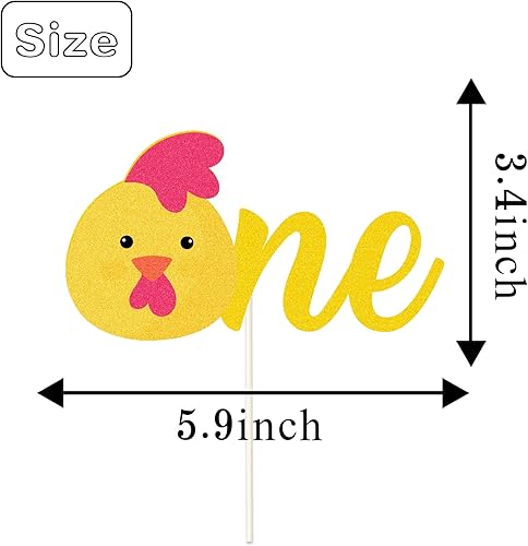 Miniatura 2 de Decoración para pastel de primer cumpleaños con temática de animales de granja, decoración de pastel de primer cumpleaños con temática de granero