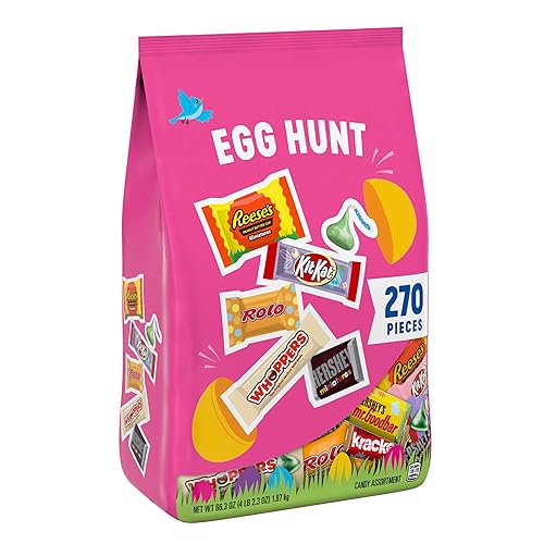 Hershey - Bolsa variada de dulces de Pascua, 66.3 onzas (270 piezas)