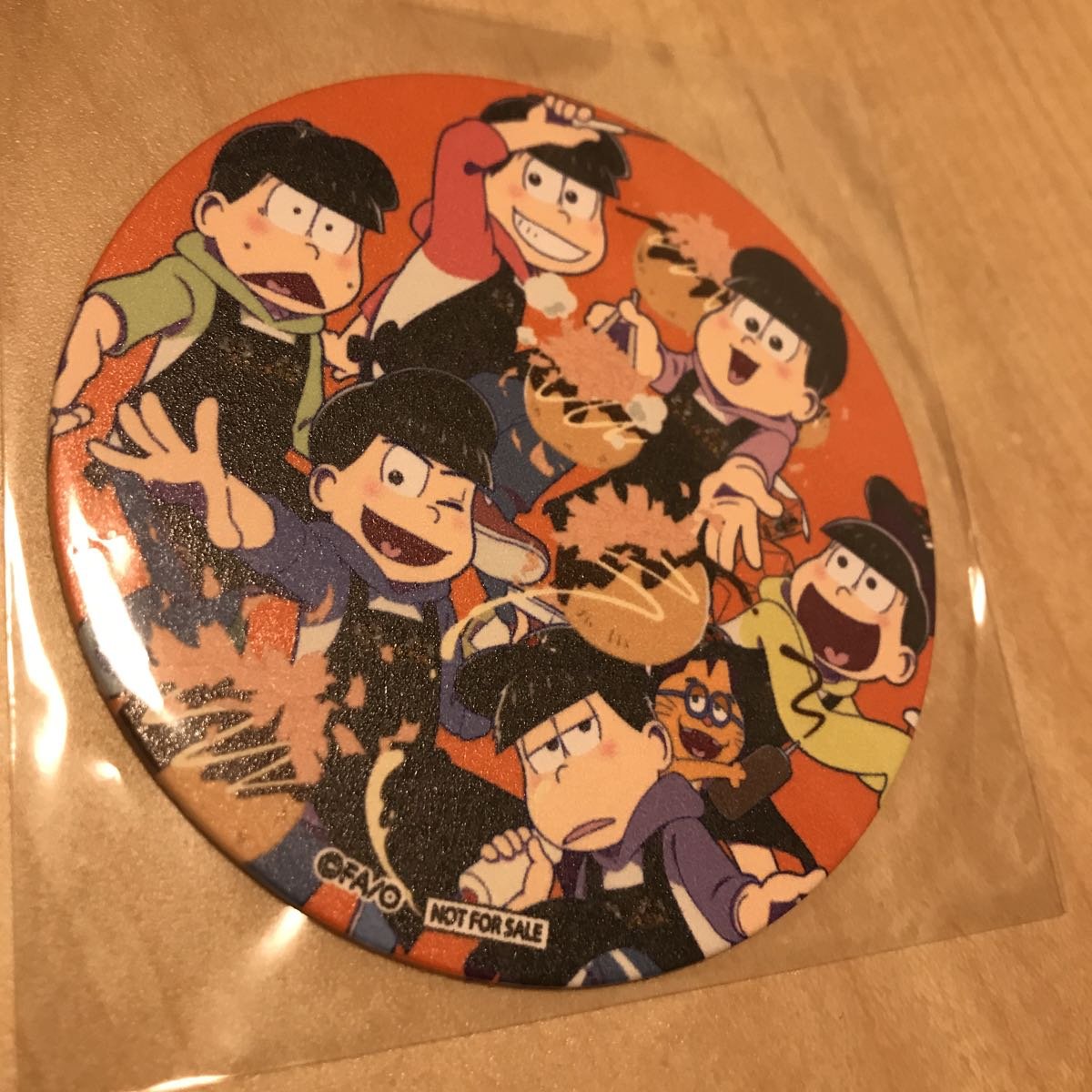 おそ松さん ばくだん焼き 限定 特典 コースター ☆ 全員集合 