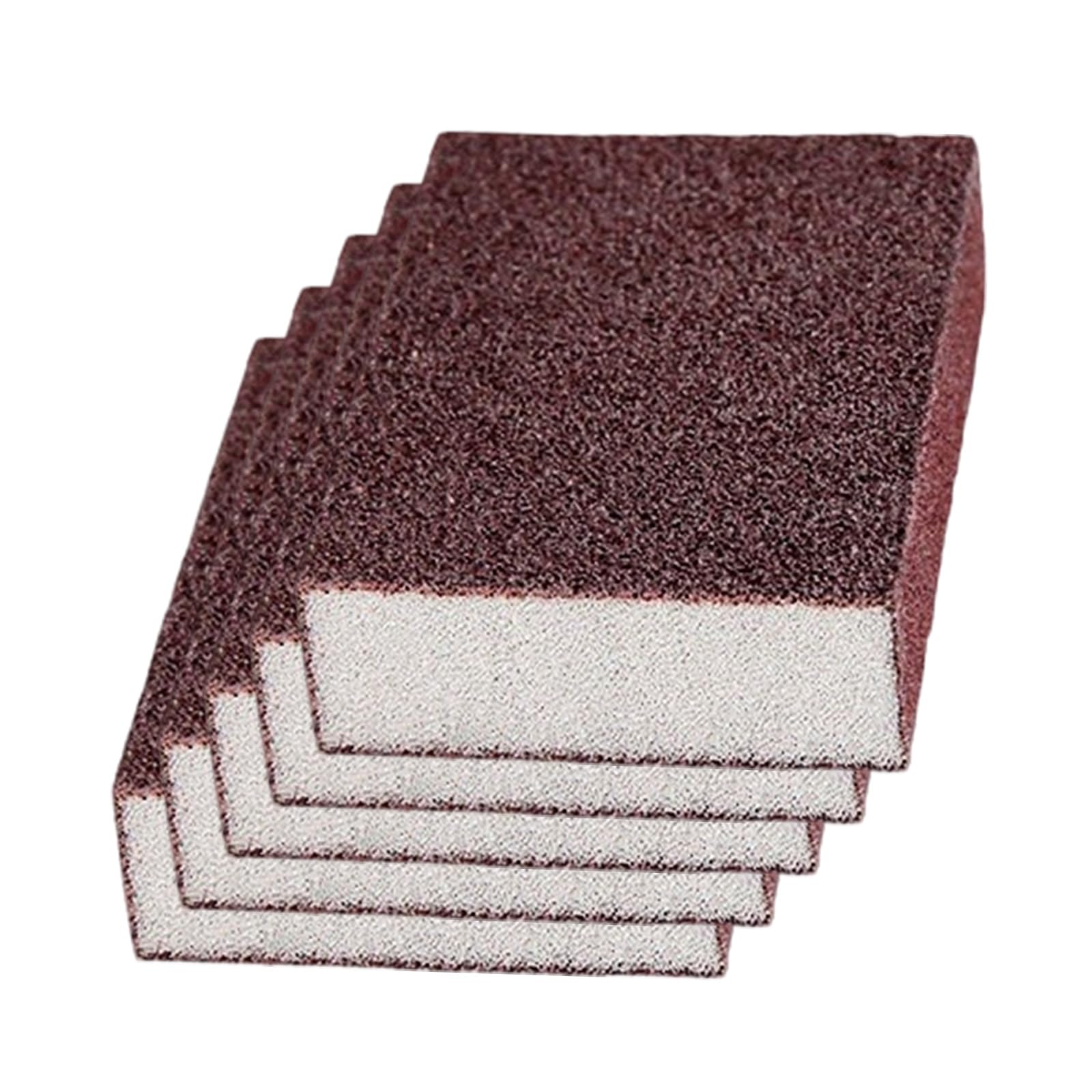 Tsophreniq 5 / 10Pieces Professional Scouring Pad Ergonomic Scrubber Sponge for Dishes Washing and Surfaces Cleaning Kitchen Scourer Sponge