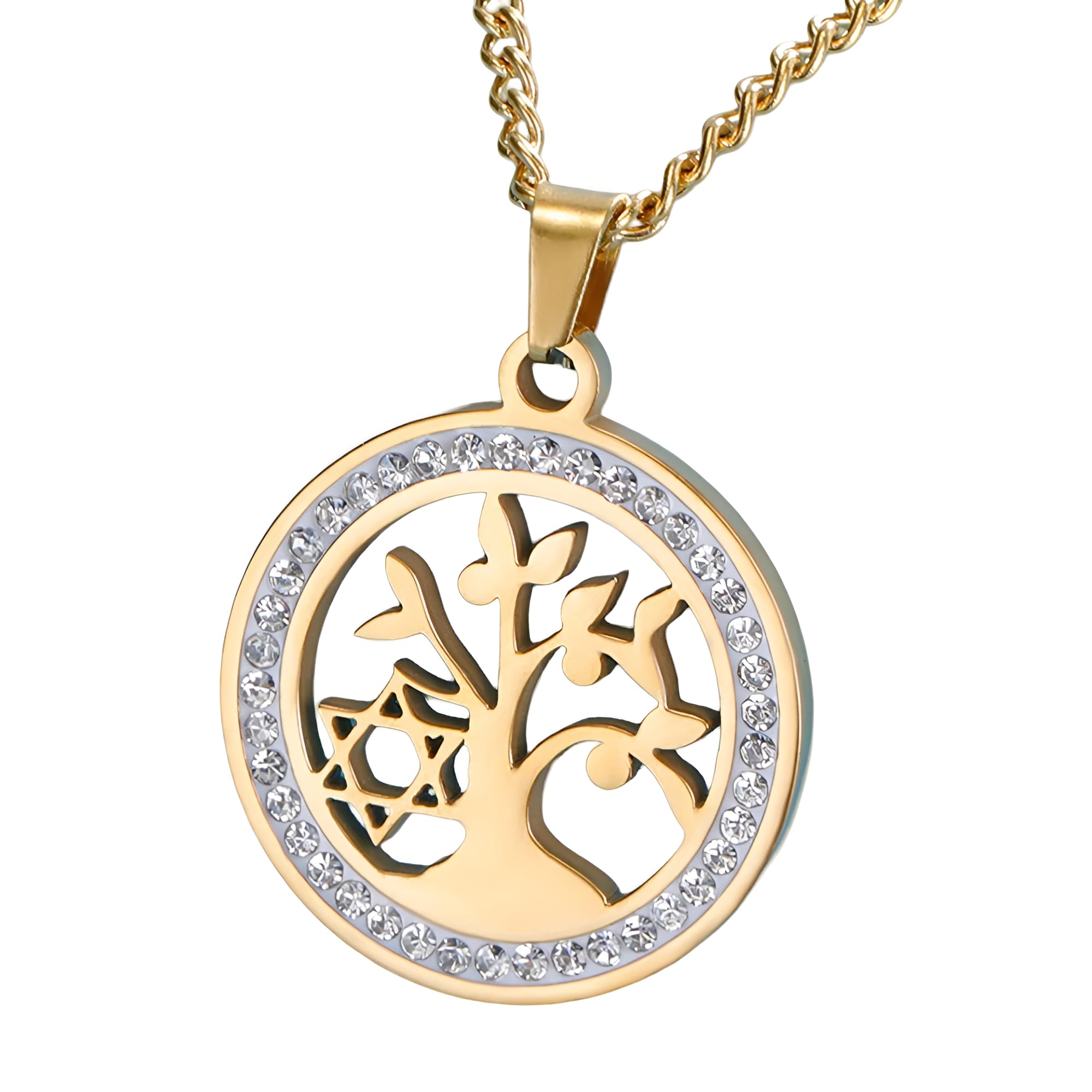 Pendentif juif en argent avec zircon, le cadeau idéal pour exprimer votre affection durable - 7