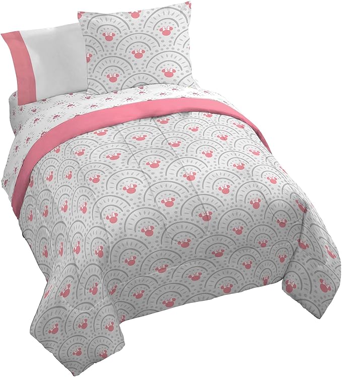 Disney Minnie Mouse Queen Comforter Set 7 Piece Bedding