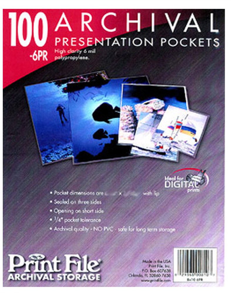 Printfile 8-3/4X11-5/16 With 1/16 Inch Lip 6 Mil Polypropolene Pack Of 100 - Printfile 85116PR