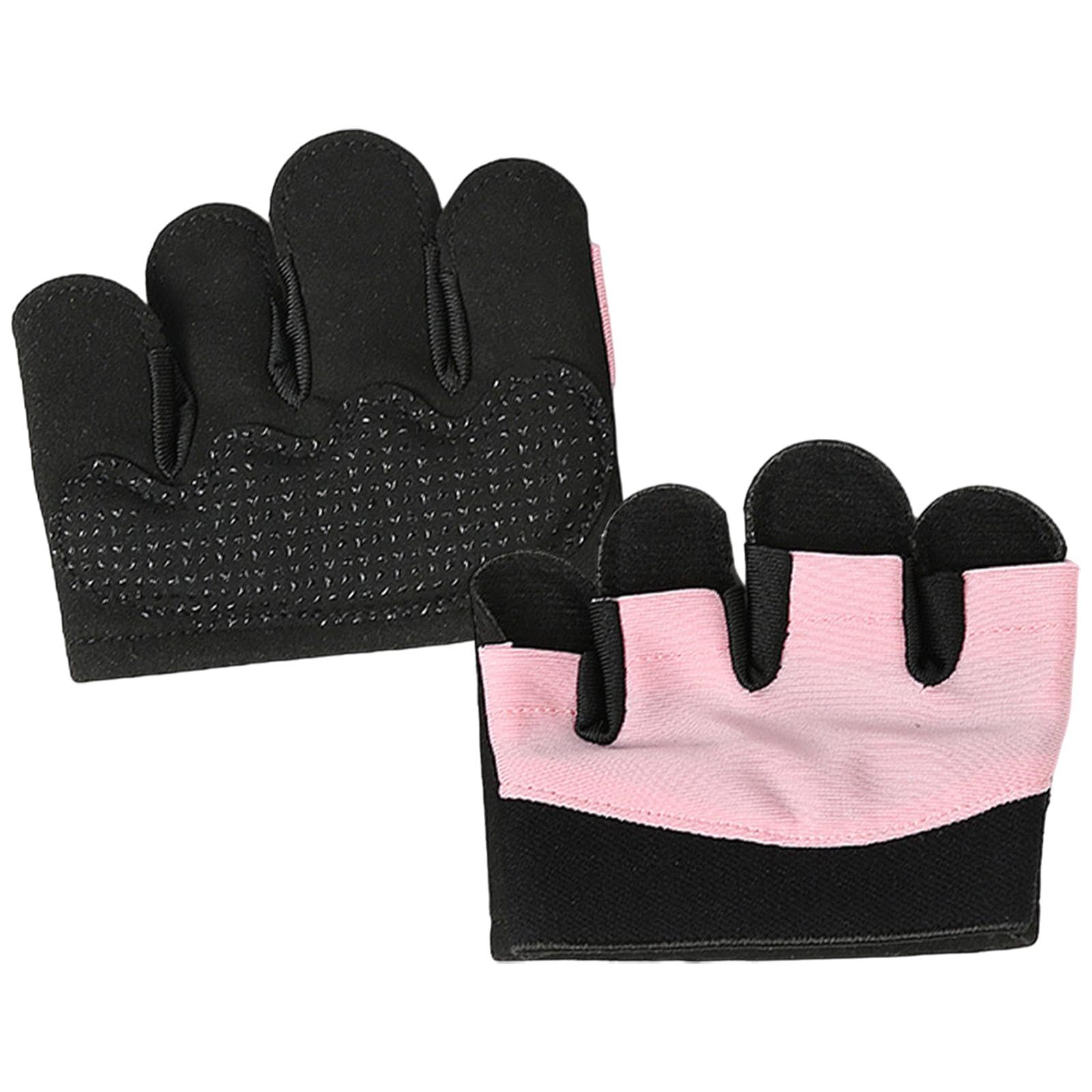 MERISHOPP Gym Gloves Non Slip Half Finger Gloves for Exercise Men Women Body Building Pink XL-image-49