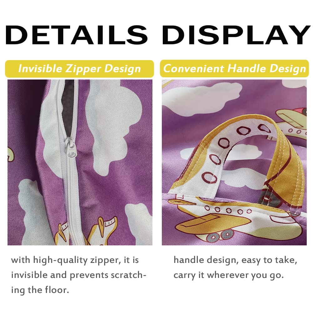 FANSU Pouf Poire Sans Remplissage, Pouf Pour Enfant Ado Adulte, 3D Football Pouf Salon Chambre, Uniquement Housse Sac Haricots, Polyvalent Pouf De Rangement (100x120cm,Football Heureux