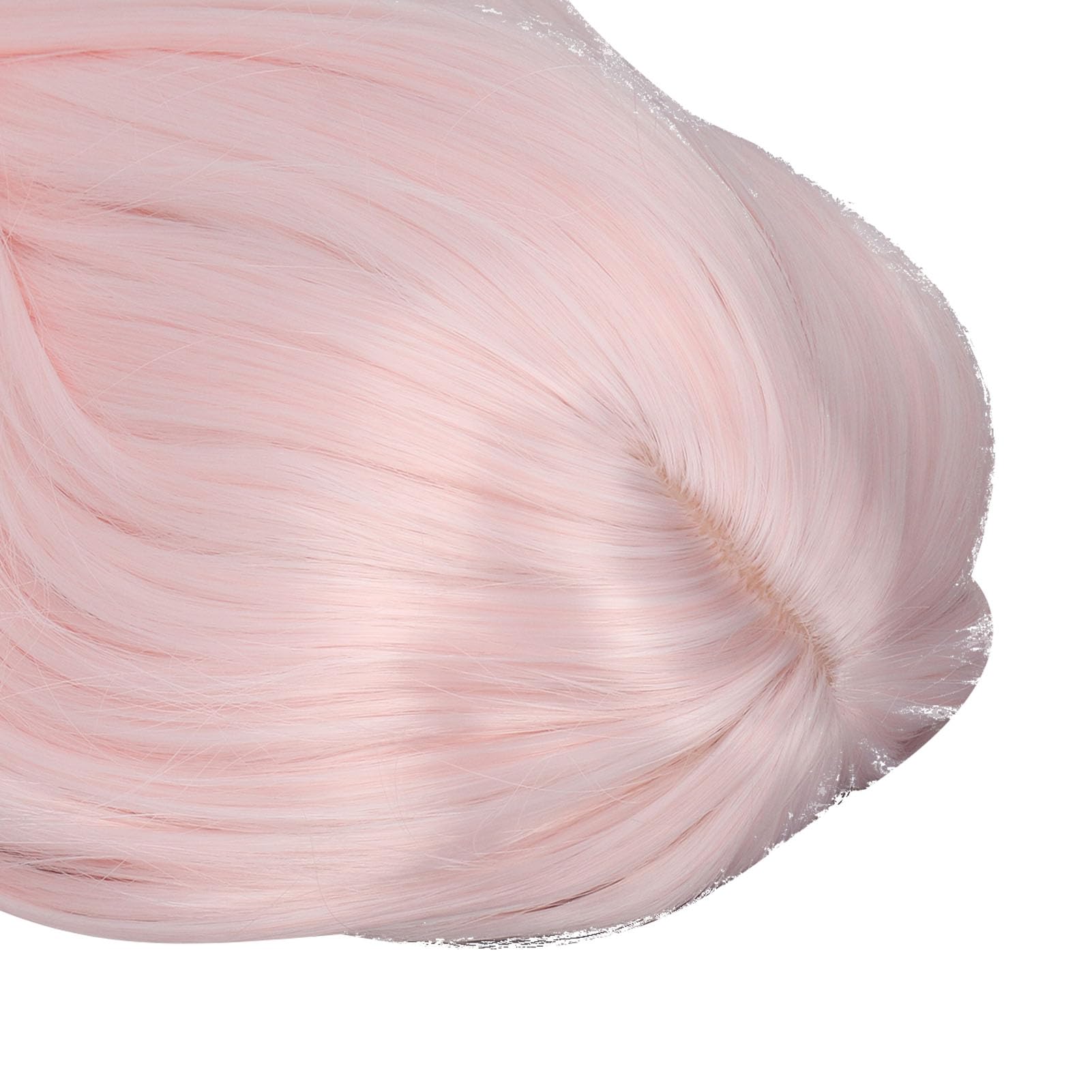 Perruque en Soie Haute Température pour Poupée Articulée 1/6, Cheveux Longs et Raides Bleus