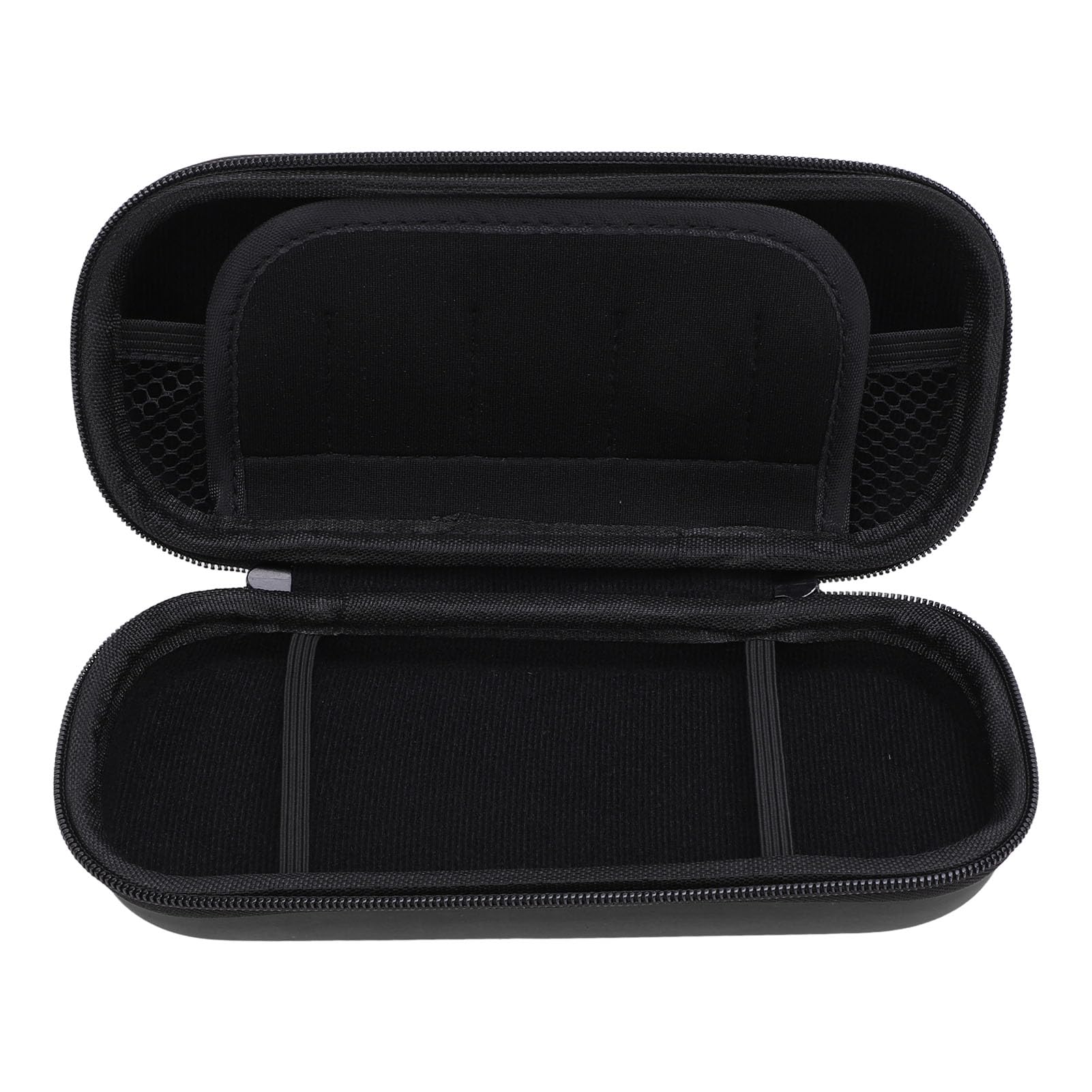 Ausla Custodia da Trasporto per Console 3000, Custodia Impermeabile in EVA con 5 Slot per Giochi e Tasca in Rete, Ideale per i Giocatori in Movimento (BLACK)