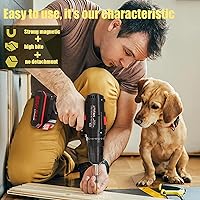 Vista 5 de YXQ 5/16 Nut Driver Magnetic Power 8mm Socket Adapter Drill Impact Bit Set 1/4 inch Hex for Power Tools, 10-Piece