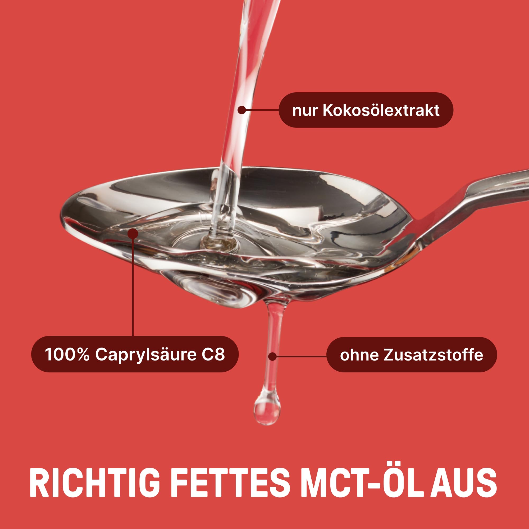 BRAINEFFECT MCT-Öl C8 BUNDLE (2 * 500ml) - Bildet 300% mehr Ketone als andere MCT-Öle (100% C8) - Ketogene Ernährung - Reiner Extrakt aus Kokosnussöl - Ideal für ketogene Diät & Bulletproof Coffee