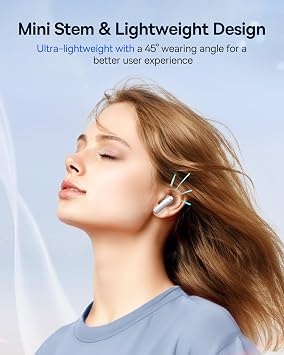 Baseus E13 Bowie True Wireless Bluetooth Headset-White