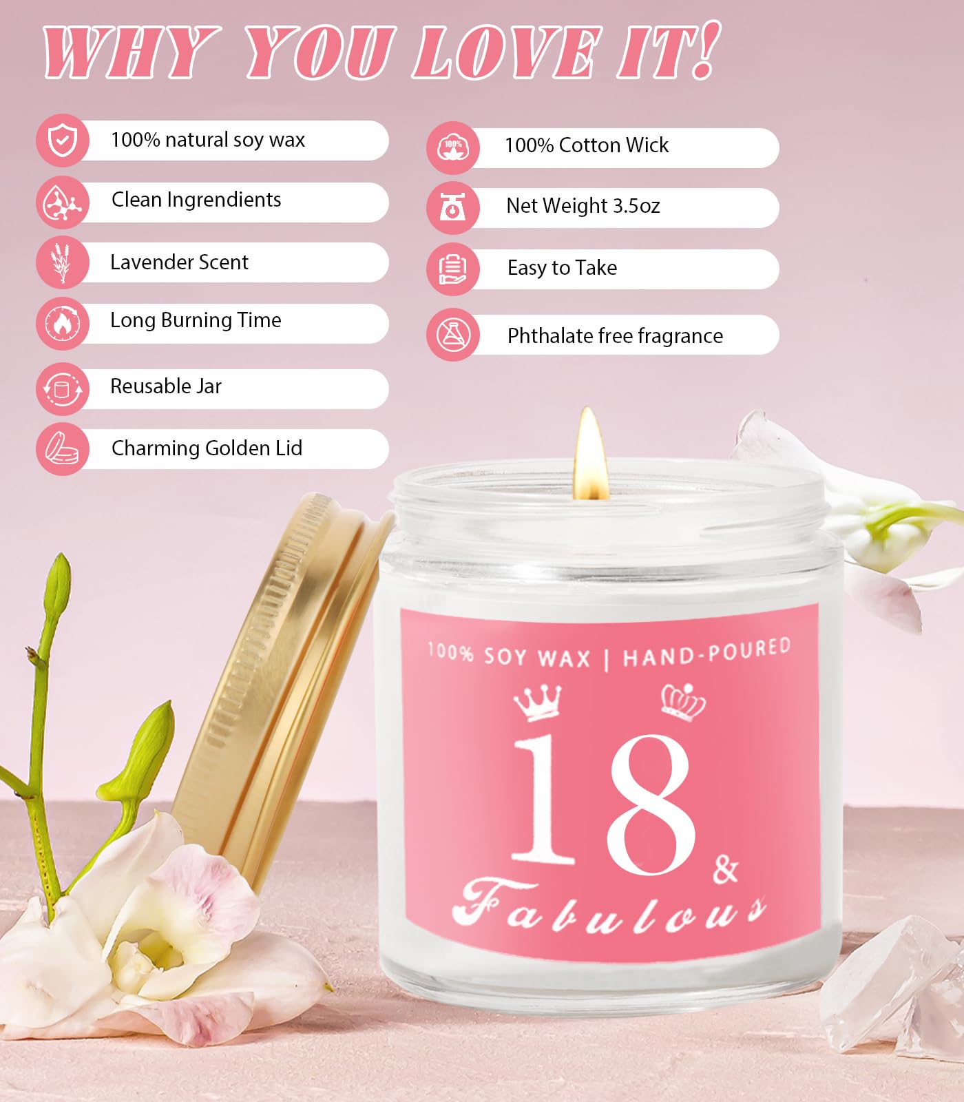 Snapklik.com : 18th Birthday Gifts For Girls, Best Happy 18th 18 Year ...