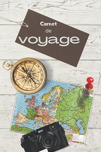 Carnet de voyage: Carnet de voyage à remplir pour adulte et enfant, mixte pour femme et homme - Format 15,24 x 22,86cm - 130 pages pour vos 20 prochains road trips