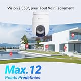 EZVIZ 2K+ Wireless Outdoor Security Camera, Solar Powered, CB8 Lite Kit 2PC - 8