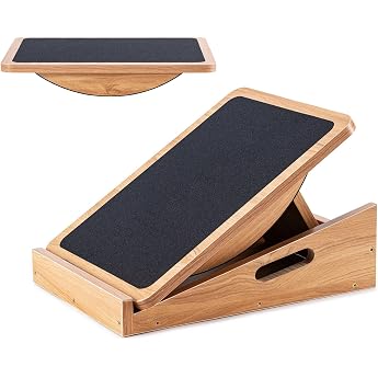 Anti Slip Incline Board Calf Stretching Board Adjustable Incline Board for Physiotherapy and Injury Prevention Calf Stretching Board