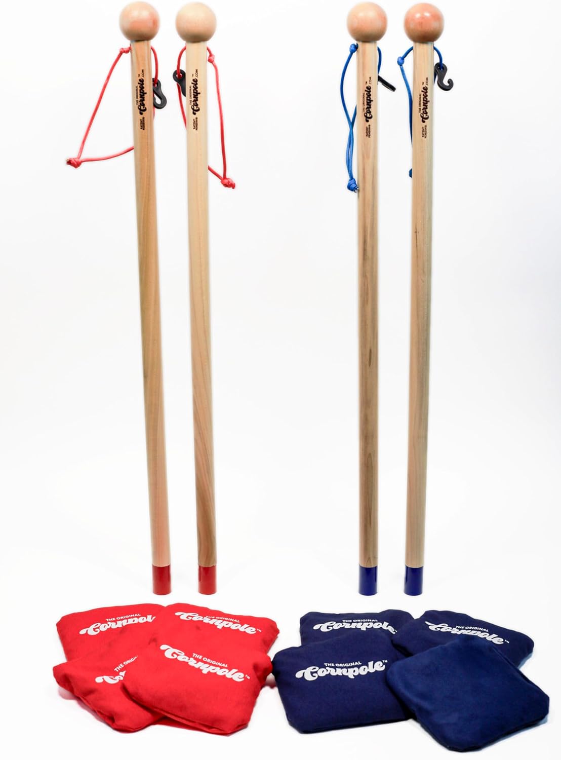 Set - Stick & Slick Cornhole Bags. Never Bend Over Again! Indoor Cornhole Bags!