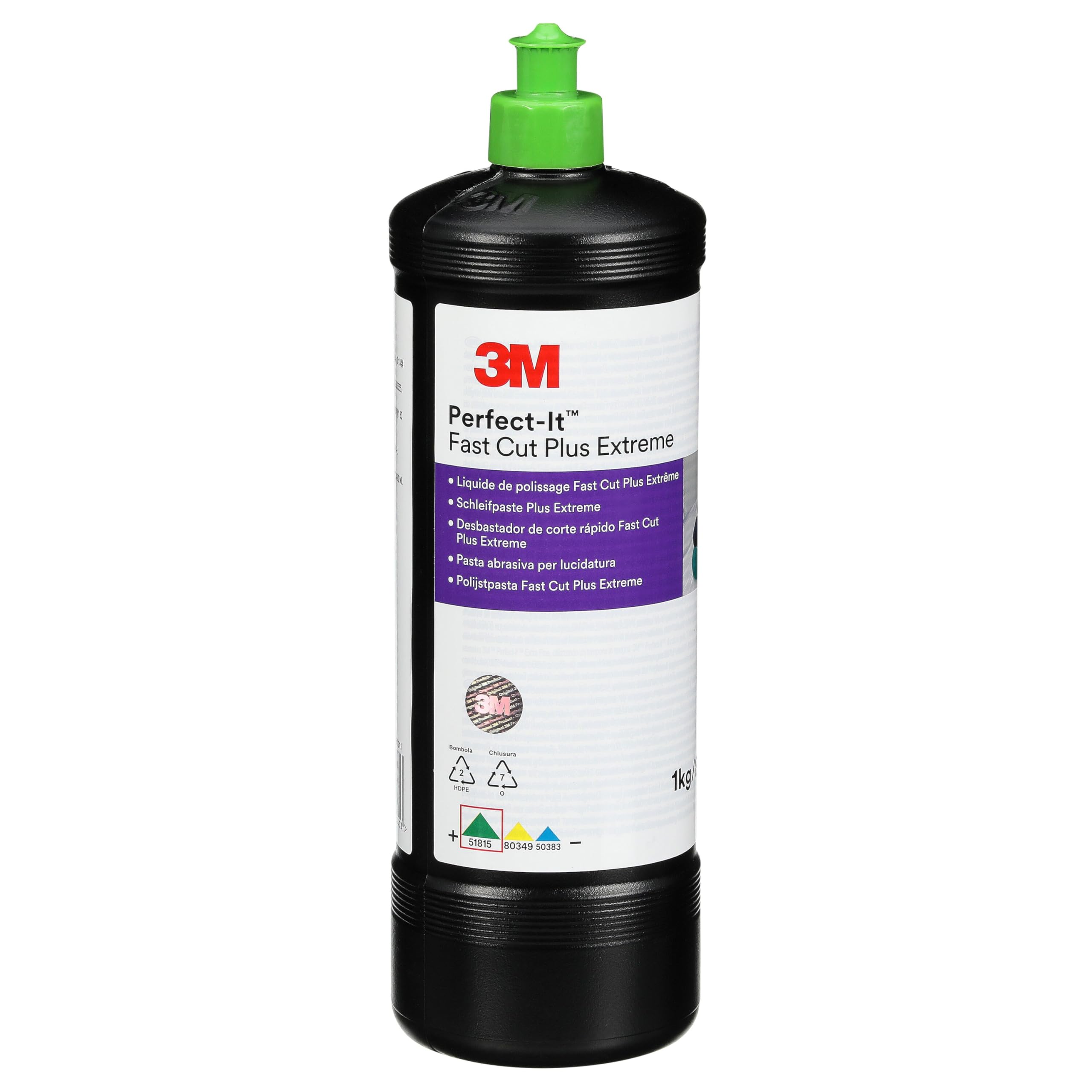 3M Perfect-It Fast Cut Plus Extreme 51815 - For Car Polishing & Refinishing - 1Kg Bottle 4054596363403