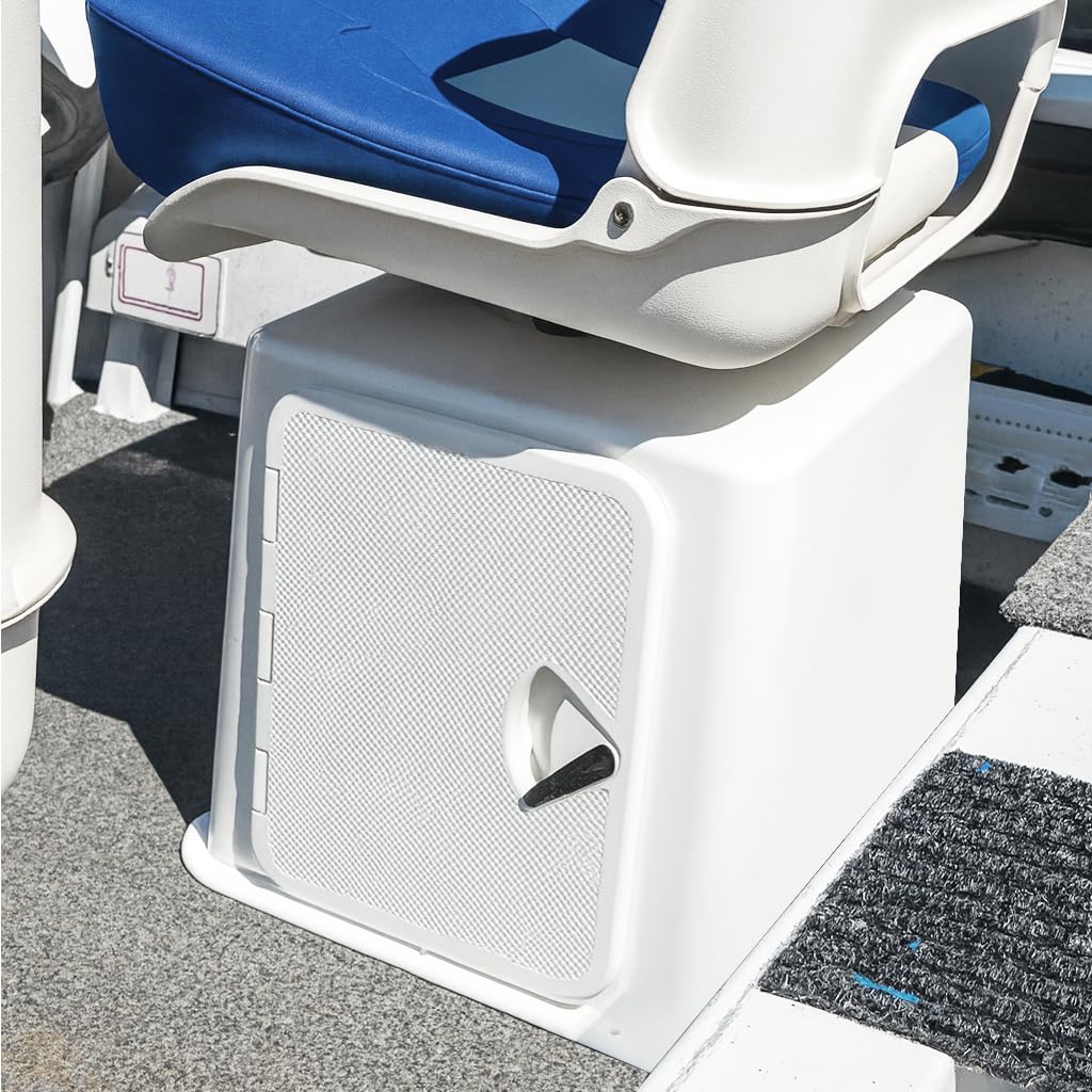 Oceansouth Coffres de siège de bateau avec trappe de rangement étanche (520mm)