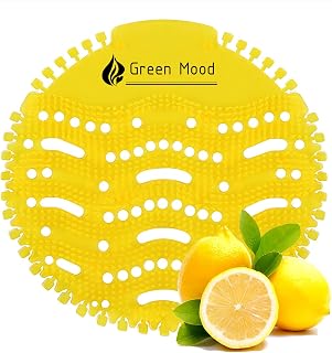10 Pack Urinal Screen Deodorizer Mats, Premium Long Bristle Anti-Splash & Anti-Clogging Urinal Mats Scented Lasting Odor Freshener Urinal Cake –Ideal for Bathrooms, Restrooms, Offic