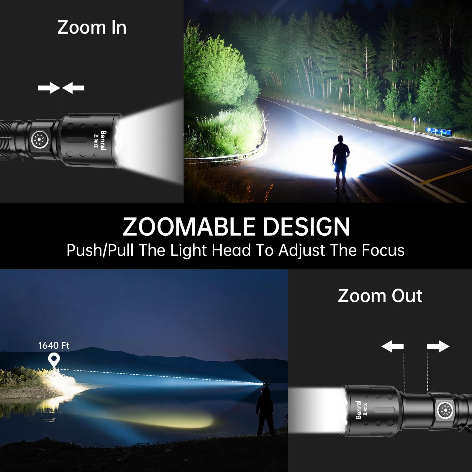Wiederaufladbare Taschenlampe Superhelle LED Hohe Lumen Kleine Leistungsstarke Taschenlampen