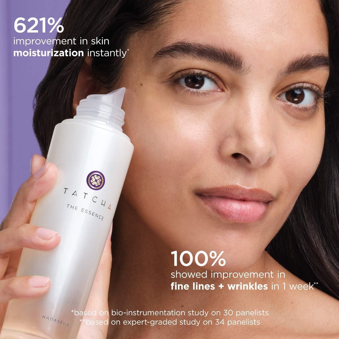 TATCHA The Essence, Midi-Size - Skincare Boosting Treatment, Moisturizing and Skin Softening Oil-Free Serum Infused with Green Tea