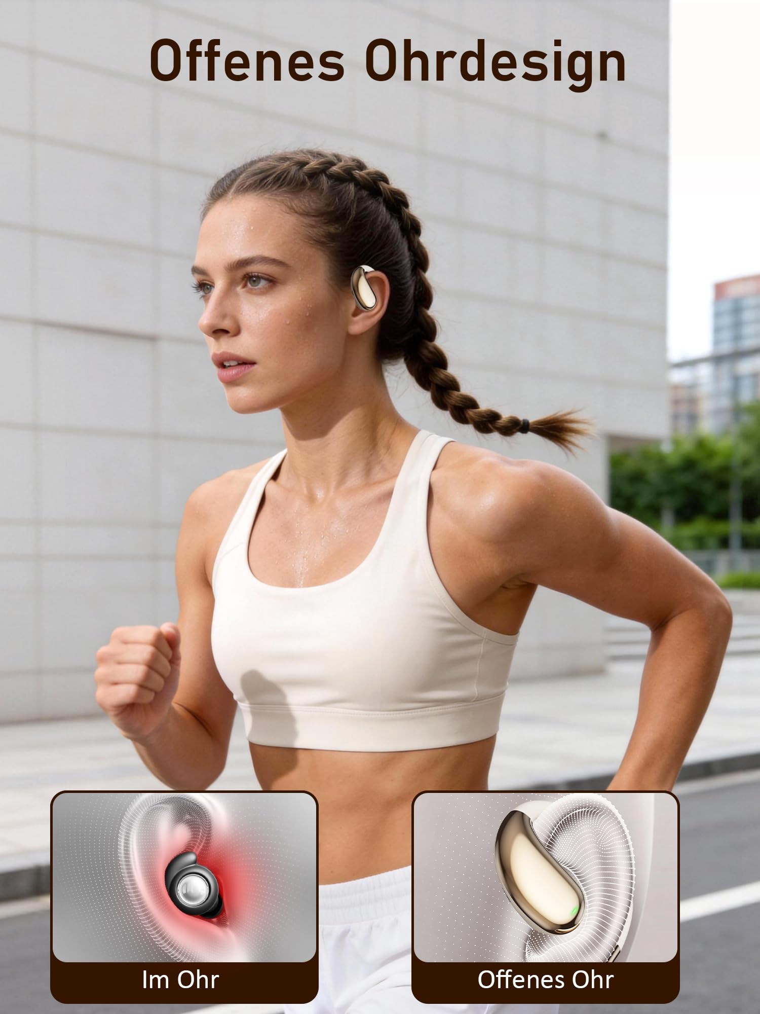 KI Übersetzer Kopfhörer Sprachübersetzer Übersetzungskopfhörer: 3-in-1 Kopfhörer Übersetzer Echtzeit 156 Sprachen mit App - Bluetooth 6.0 Translator Earbuds mit 6 Modi 40H für Reisen Business Lernen