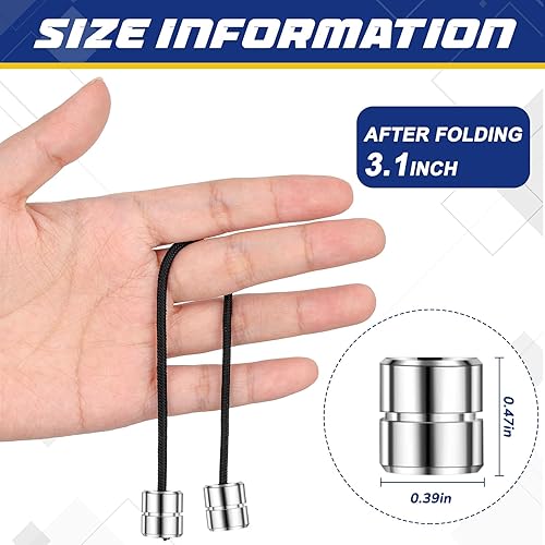 Miniatura 9 de Civaner 2 cuentas Begleri Fidget Beads, cuentas de cobre para aliviar el estrés, hechas a mano en forma de cilindro y campana, juguete de relajación