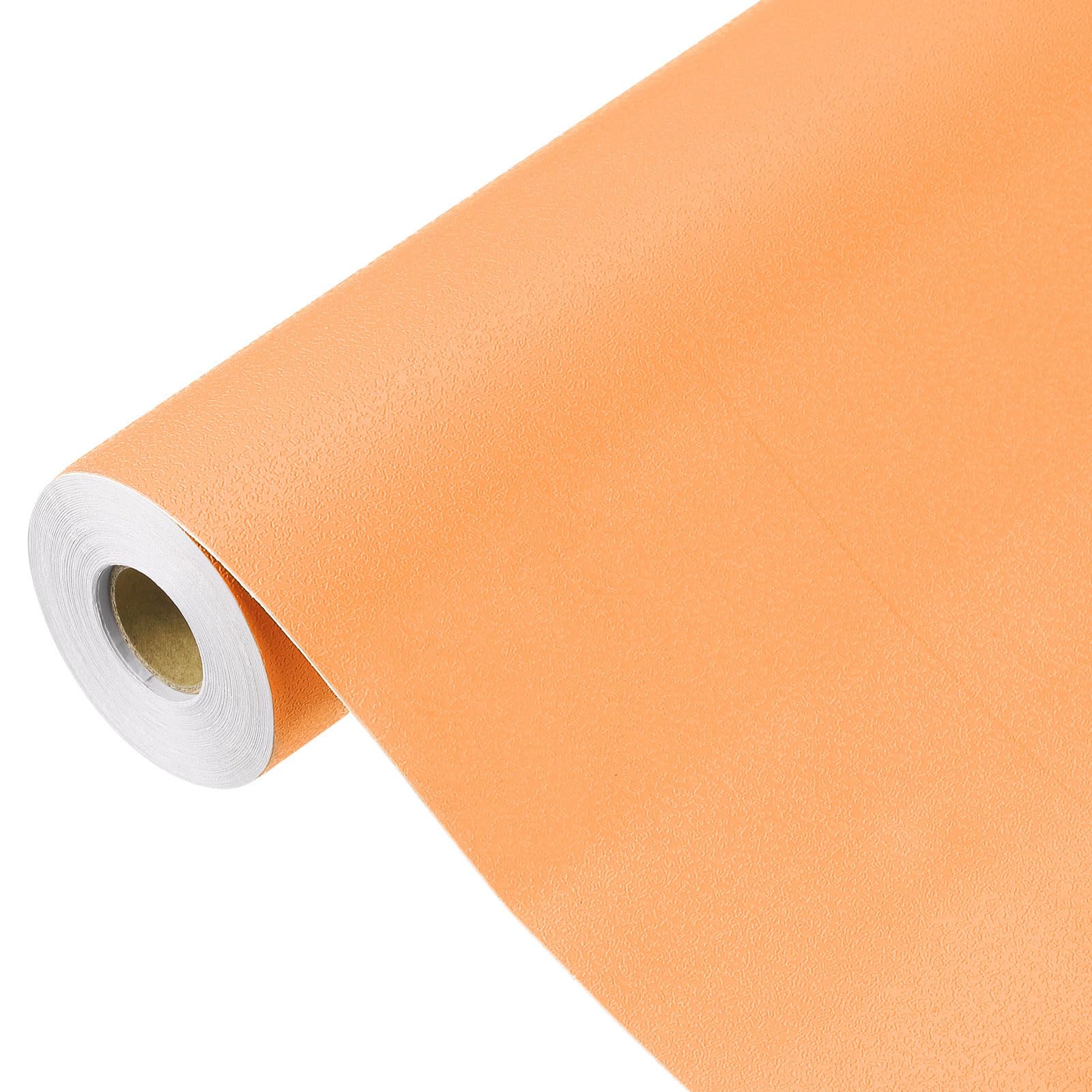 Papier peint orange autocollant vinyle adhésif décoration murale 1500x60cm