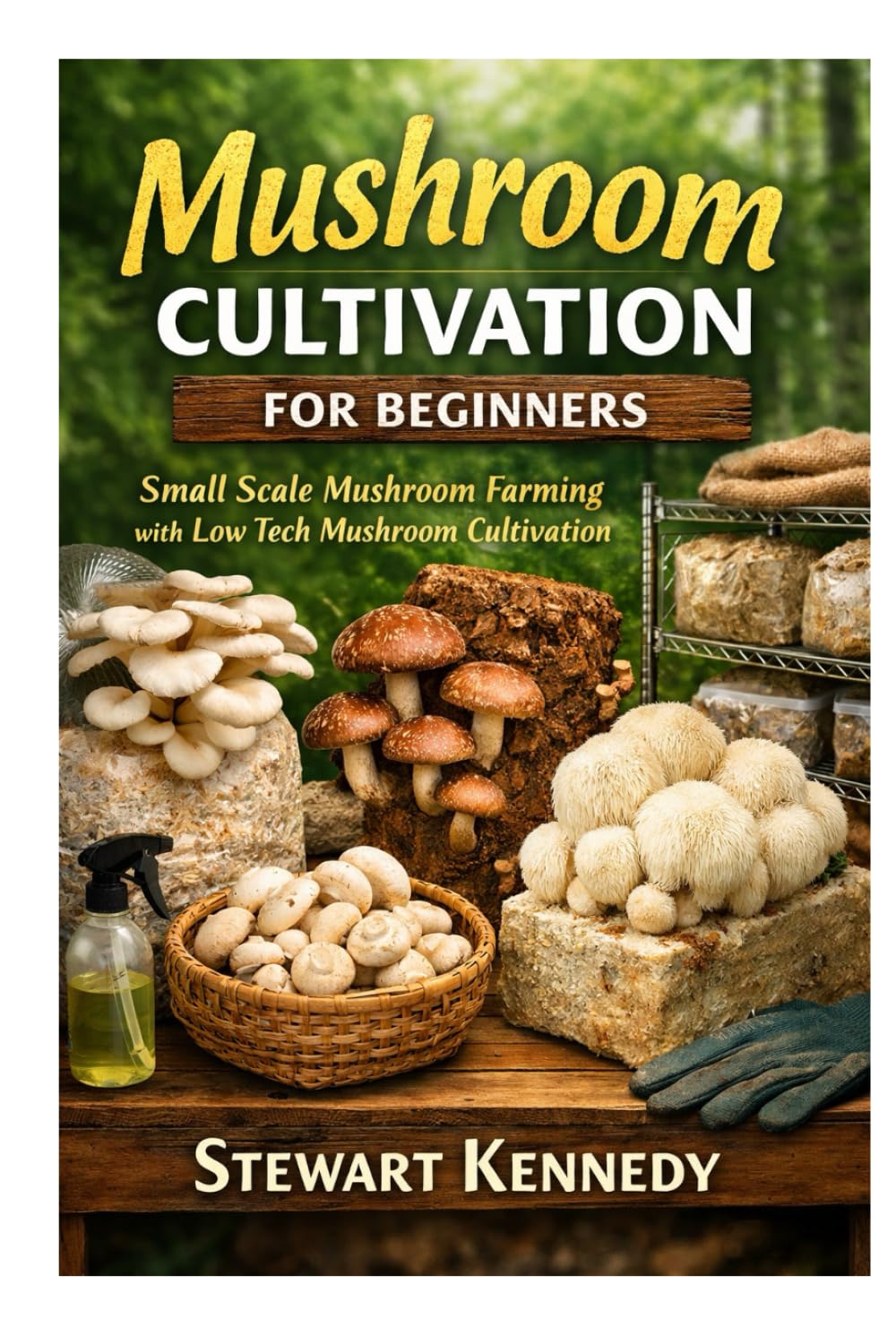 Mushroom Cultivation for Beginners: Small scale mushroom farming with low tech mushroom cultivation (Essential Guides to Crafts and Hobbies: Simple Projects and Essential Skills for Everyday Makers)