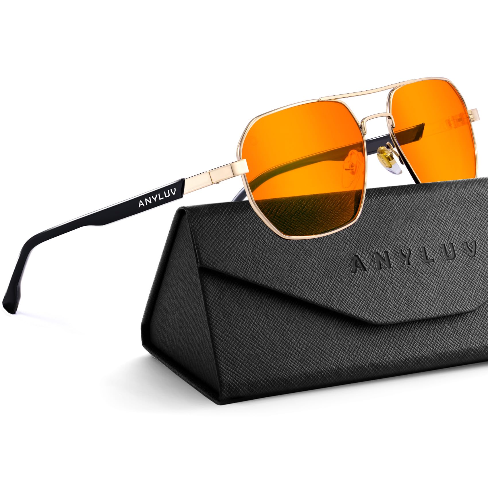 ANYLUV Blue Light Glasses for Woman/Men, Blue Light Blocking Glasses Women Computer Gaming Glasses for Eye Protection