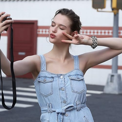 Miniatura 5 de TOYOUTHS Paquete de 2 pulseras compatibles con Fitbit Versa/Versa 2, bandas elásticas Versa Lite, edición especial, pulseras de tela, pulseras de