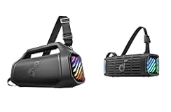 Boom 2 Plus by Anker&comma; Outdoor Speaker&comma; 140W&comma; 2&plus;2 Channel&comma; BassUp 2&period;0 Boom 3i by Anker&comma; Rugged Outdoor Speakers&comma; IP68 Waterproof&comma; Floating Playback