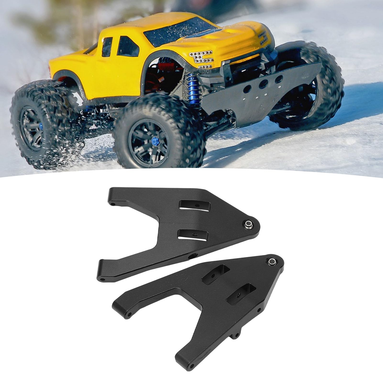 ALUMINIOWE PRZEDNIE DOLNE WAHACZ BARDZO TRWAŁE, PRECYZYJNE PASOWANIE ZAPROJEKTOWANE DLA UDIRC PINECONE FOREST SG1002 DESERT OFF ROAD TRUCK (Czarny)